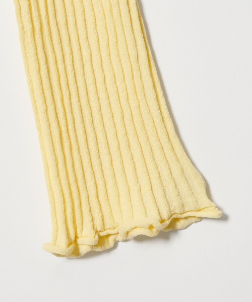 EMMEL REFINES（エメルリファインズ）の「＜EMMEL REFINES＞EM HW リブボタン ウェーブヘム カーディガン（カーディガン/ボレロ・レディース・ライトブルー/ライトピンク/イエロー/ライム・FREE）」の10枚目の写真