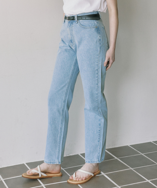 OURHOPE(アワーホープ)の「ハーパー ストレート デニムパンツ - ブルー(デニムパンツ・レディース・ブルー・S)」の2枚目の写真