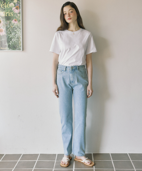 OURHOPE(アワーホープ)の「ハーパー ストレート デニムパンツ - ブルー(デニムパンツ・レディース・ブルー・S)」の5枚目の写真