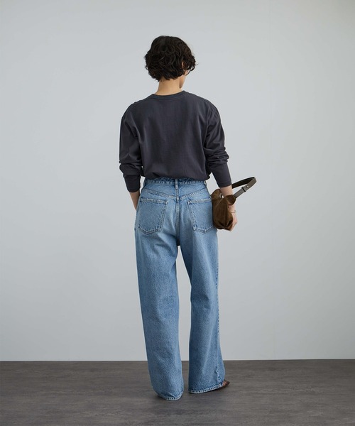 SALON adam et rope'（サロン アダム エ ロペ）の「フィルムポスター プリントロングスリーブTEE（Tシャツ/カットソー・レディース・オフホワイト/チャコールグレー・FREE）」の6枚目の写真