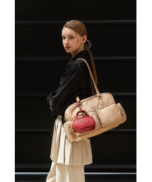 ANOETIC（アノエティック）の「NYLON OUTPOCKET SHOULDER BAG_DARK BEIGE（ショルダーバッグ）」
