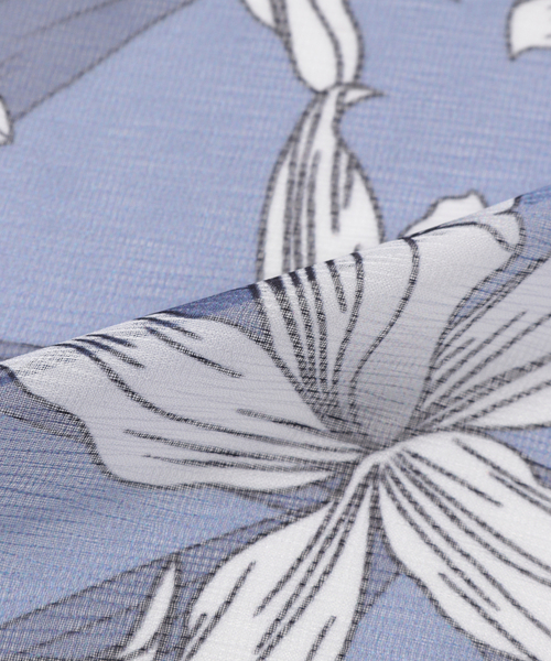 B.C STOCK(ベーセーストック)の「シアースカーフ(ストール/ショール・レディース・ホワイト/ホワイト系その他/ネイビー/サックスブルー・FREE)」の10枚目の写真