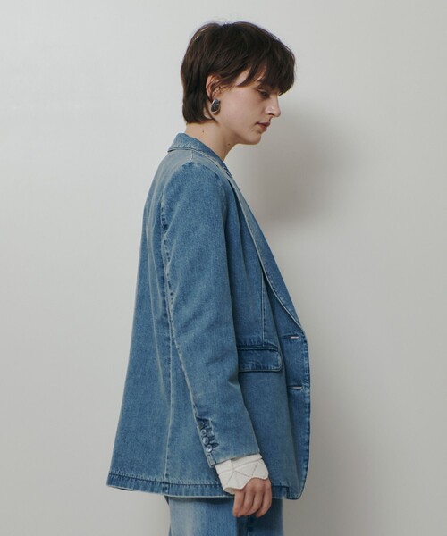 デニムシングルジャケット（デニムジャケット）｜allureville