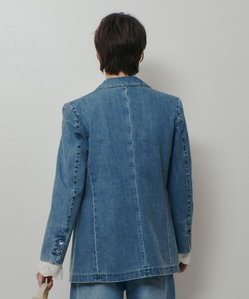 デニムシングルジャケット（デニムジャケット）｜allureville