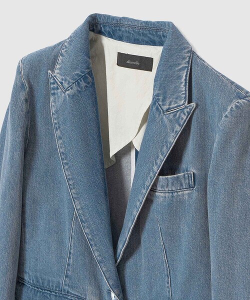デニムシングルジャケット（デニムジャケット）｜allureville