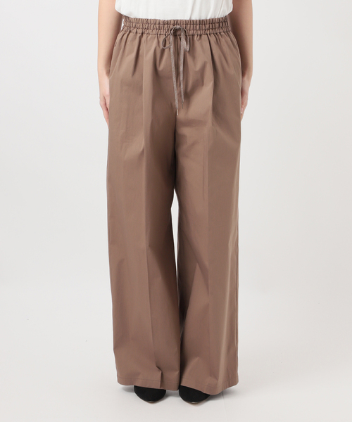 journal standard L'essage（ジャーナルスタンダードレサージュ）の「タイプライターイージーワイドパンツ（その他パンツ・レディース・カーキ/ブラック/ブラウン・38/36）」の18枚目の写真