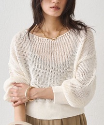 ラウンジドレス　ニット JAPAN MADE】コットンVニット | LOUNGEDRESS(ラウンジドレス