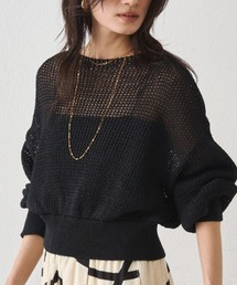 LOUNGEDRESS | クリスピーコットンショートニット(ニット/セーター)