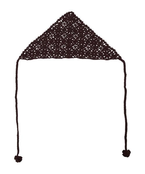 Samansa Mos2（サマンサ モスモス）の「お花モチーフバブーシュカ（ネックレス・レディース・キナリ/ダークブラウン・F）」の6枚目の写真