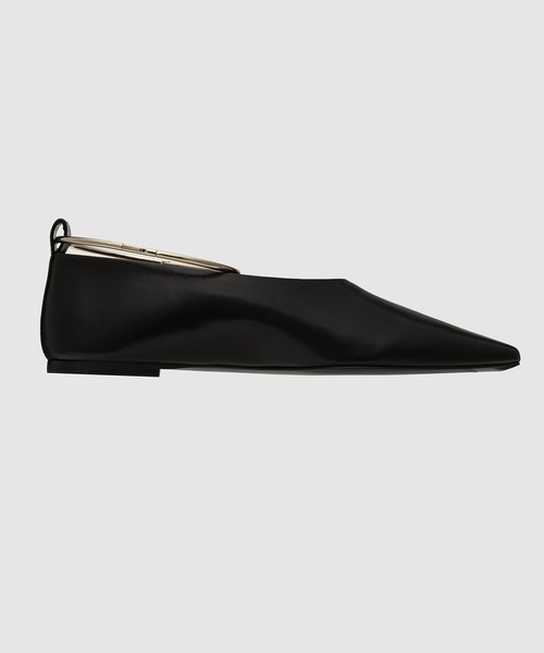 JIL SANDER(ジルサンダー)の「BALLERINA(パンプス・レディース・ブラック/ホワイト・35/36/37/38)」の4枚目の写真