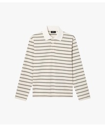A.P.C.（アーペーセー）の「POLO MANCHES LONGUES RAYE（ポロシャツ）」