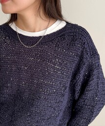 fredy emue | テープヤーンニットプルオーバー(ニット/セーター)