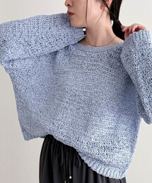 fredy emue | テープヤーンニットプルオーバー(ニット/セーター)