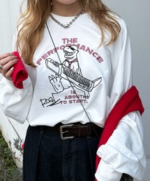 DOUBLE NAME | セッションしたい恐竜刺しゅうプルオーバー(Tシャツ/カットソー)