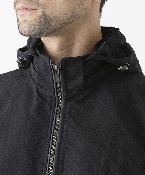 MICHEL KLEIN HOMME   （ミッシェルクランオム）の「フード付きスタンドカラーブルゾン（ブルゾン・メンズ・ブラック/ライトブルー・MEDIUM/X-LARGE/LARGE）」の22枚目の写真