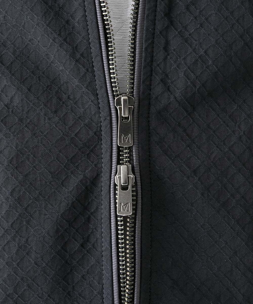 MICHEL KLEIN HOMME   （ミッシェルクランオム）の「フード付きスタンドカラーブルゾン（ブルゾン・メンズ・ブラック/ライトブルー・MEDIUM/X-LARGE/LARGE）」の18枚目の写真