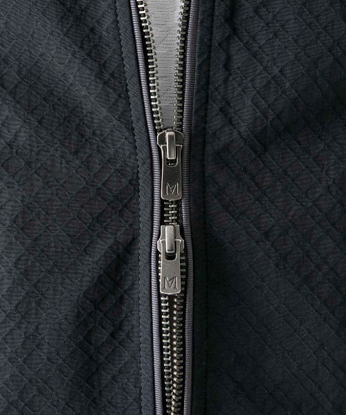 MICHEL KLEIN HOMME   （ミッシェルクランオム）の「フード付きスタンドカラーブルゾン（ブルゾン・メンズ・ブラック/ライトブルー・MEDIUM/X-LARGE/LARGE）」の12枚目の写真