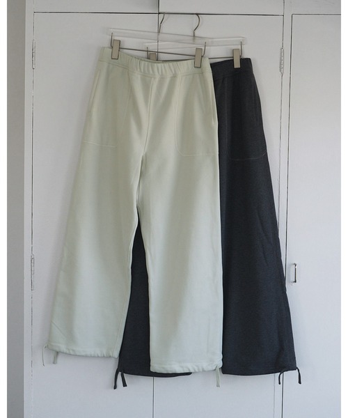 anuke（アンヌーク）の「Stitch Sweat Pants（その他パンツ・レディース・ホワイト/チャコールグレー・36inch/38inch）」の9枚目の写真