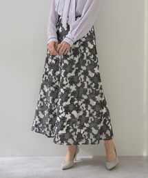 YECCA VECCA | シアーレース柄マーメイドスカート(スカート)
