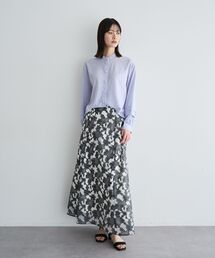 YECCA VECCA（イェッカヴェッカ）の「シアーレース柄マーメイドスカート（スカート）」