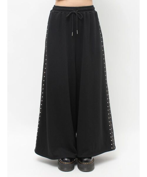 jouetie（ジュエティ）の「バレルレッグルーズスタッズスウェットパンツ【セットアップ対応】（スウェットパンツ・レディース・グレー/ブラック・MEDIUM）」の19枚目の写真