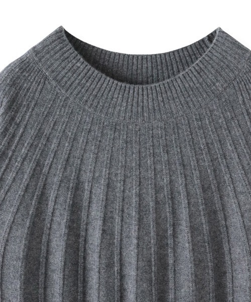 Viaggio Blu(ビアッジョブルー)の「ニットワンピース(ワンピース・レディース・オフホワイト/ブラック/ライトグレー/ブルー系その他・S/M)」の14枚目の写真