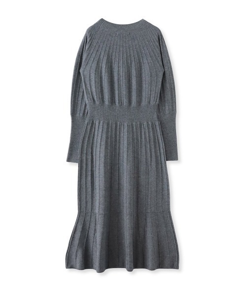 Viaggio Blu(ビアッジョブルー)の「ニットワンピース(ワンピース・レディース・オフホワイト/ブラック/ライトグレー/ブルー系その他・S/M)」の20枚目の写真