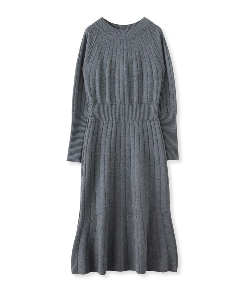 Viaggio Blu(ビアッジョブルー)の「ニットワンピース(ワンピース・レディース・オフホワイト/ブラック/ライトグレー/ブルー系その他・S/M)」の21枚目の写真