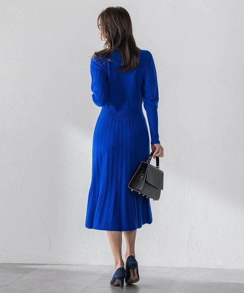 Viaggio Blu(ビアッジョブルー)の「ニットワンピース(ワンピース・レディース・オフホワイト/ブラック/ライトグレー/ブルー系その他・S/M)」の12枚目の写真