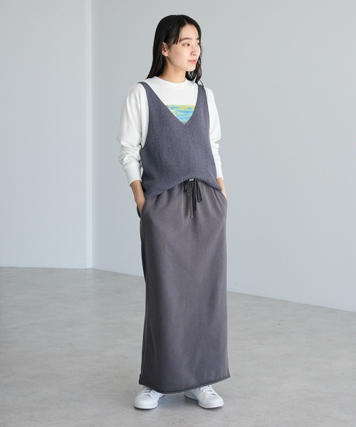 CRAFT STANDARD BOUTIQUE（クラフトスタンダードブティック）の「前後2WAY/ミニブークレベスト ◆（ベスト・レディース・ライトイエロー/グレー/ライトグレー・FREE）」の16枚目の写真