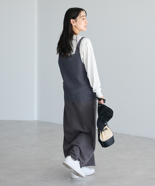 CRAFT STANDARD BOUTIQUE（クラフトスタンダードブティック）の「前後2WAY/ミニブークレベスト ◆（ベスト・レディース・ライトイエロー/グレー/ライトグレー・FREE）」の19枚目の写真