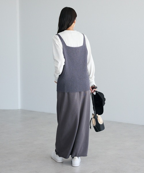 CRAFT STANDARD BOUTIQUE（クラフトスタンダードブティック）の「前後2WAY/ミニブークレベスト ◆（ベスト・レディース・ライトイエロー/グレー/ライトグレー・FREE）」の20枚目の写真