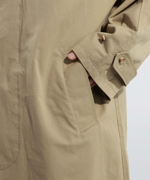 BAYFLOW(ベイフロー)の「ステンカラーコート(ステンカラーコート・メンズ・ベージュ・FREE)」の10枚目の写真