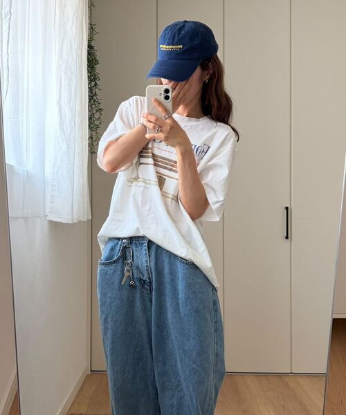 FFEIN(フェイン)の「【FFEIN(フェイン)】メッセージ刺繍キャップ / ユニセックス キャップ 帽子 雑貨 刺繍(キャップ・メンズ・グリーン/ブラウン/サックスブルー/ブラック/ネイビー/ベージュ/チャコール/ブルー・FREE)」の14枚目の写真