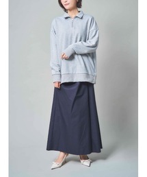 COEL（コエル）の「フラワー刺繍ハーフジップスウェット（スウェット）」