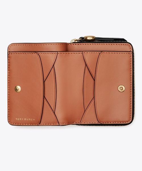 TORY BURCH(トリーバーチ)の「ロミー バイフォールド ウォレット(財布・レディース・アッシュ/モカ/ブラック/ライトブルー・ONE SIZE)」の8枚目の写真