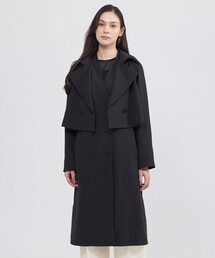 タグ付き EPOCA エポカ 2WAY トレンチ風ワンピース ネイビー 42 EPOCA｜エポカのトレンチコート通販 - ZOZOTOWN