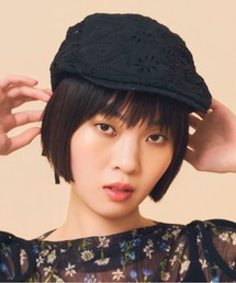 Casselini | Casselini(キャセリーニ)パッチワークレースハンチング(ハンチング/ベレー帽)