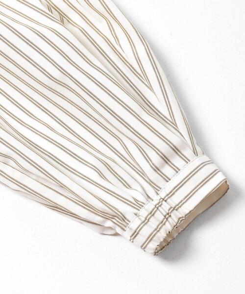 URBAN RESEARCH Sonny Label(アーバンリサーチサニーレーベル)の「『WEB限定』バンドカラーフリルストライプシャツ(シャツ/ブラウス・レディース・ホワイト系その他/ブルー系その他/ブラウン系その他・FREE)」の11枚目の写真