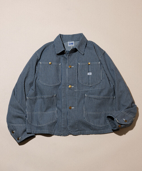 Lee(リー)の「Lee × FREAK'S STORE/リー 別注 LOCO JACKET/別注 ロコ デニムジャケット カバーオール(ブルゾン・メンズ・ナチュラル/その他9・MEDIUM/LARGE)」の2枚目の写真