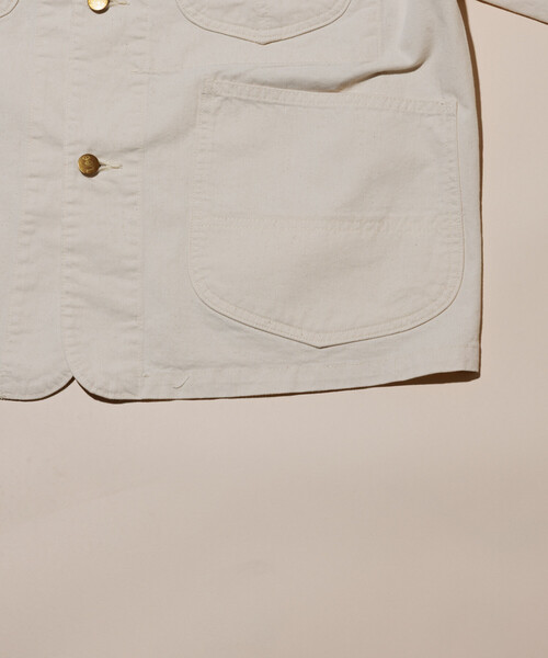 Lee(リー)の「Lee × FREAK'S STORE/リー 別注 LOCO JACKET/別注 ロコ デニムジャケット カバーオール(ブルゾン・メンズ・ナチュラル/その他9・MEDIUM/LARGE)」の9枚目の写真