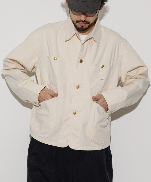 Lee(リー)の「Lee × FREAK'S STORE/リー 別注 LOCO JACKET/別注 ロコ デニムジャケット カバーオール(ブルゾン・メンズ・ナチュラル/その他9・MEDIUM/LARGE)」の16枚目の写真