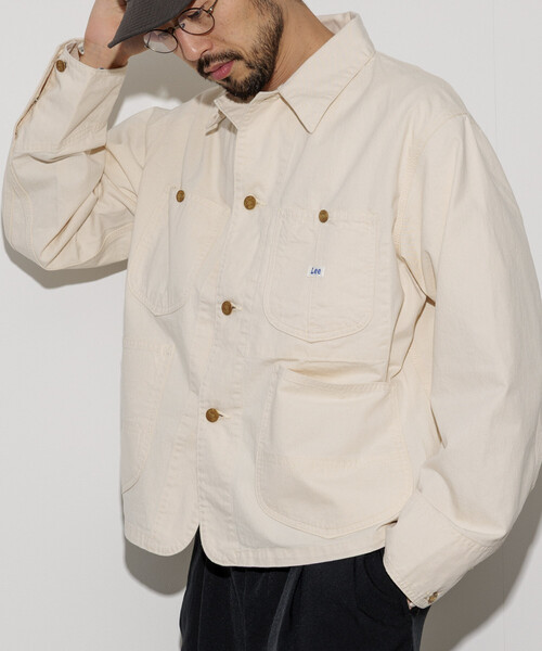 Lee(リー)の「Lee × FREAK'S STORE/リー 別注 LOCO JACKET/別注 ロコ デニムジャケット カバーオール(ブルゾン・メンズ・ナチュラル/その他9・MEDIUM/LARGE)」の17枚目の写真