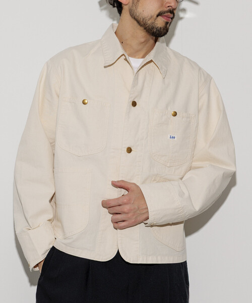 Lee(リー)の「Lee × FREAK'S STORE/リー 別注 LOCO JACKET/別注 ロコ デニムジャケット カバーオール(ブルゾン・メンズ・ナチュラル/その他9・MEDIUM/LARGE)」の20枚目の写真