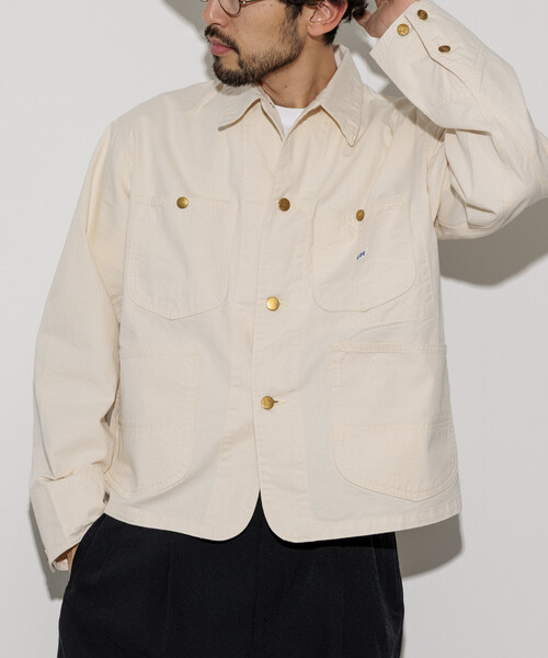 Lee(リー)の「Lee × FREAK'S STORE/リー 別注 LOCO JACKET/別注 ロコ デニムジャケット カバーオール(ブルゾン・メンズ・ナチュラル/その他9・MEDIUM/LARGE)」の21枚目の写真