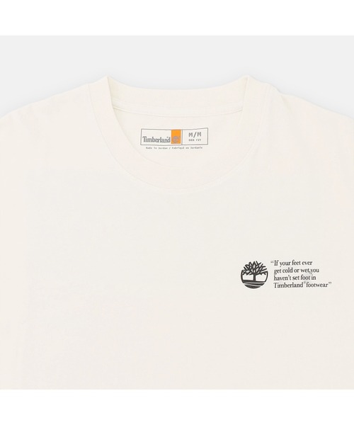 Timberland（ティンバーランド）の「アーカイブ ブーツ 半袖 Tシャツ ユニセックス（Tシャツ/カットソー・メンズ・ライトホワイト・XX-LARGE/X-LARGE/SMALL/MEDIUM/LARGE）」の3枚目の写真