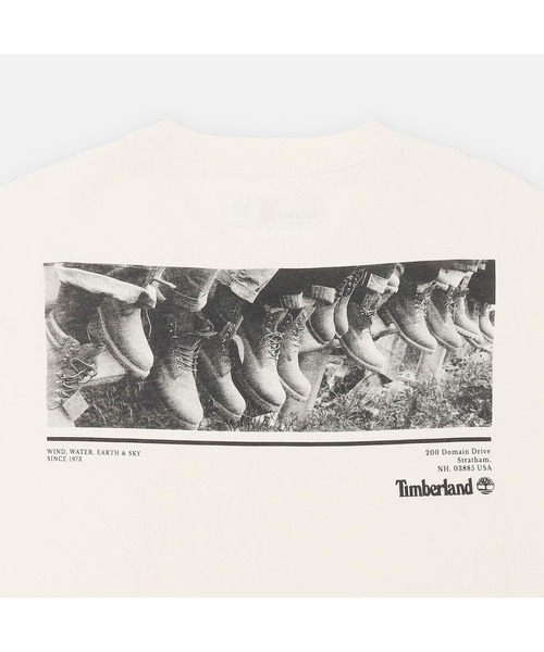 Timberland（ティンバーランド）の「アーカイブ ブーツ 半袖 Tシャツ ユニセックス（Tシャツ/カットソー・メンズ・ライトホワイト・XX-LARGE/X-LARGE/SMALL/MEDIUM/LARGE）」の4枚目の写真
