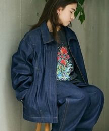rehacer（レアセル）の「rehacer : Tuck Volume Denim Jacket / タック ボリュームデニム ジャケット（デニムジャケット）」