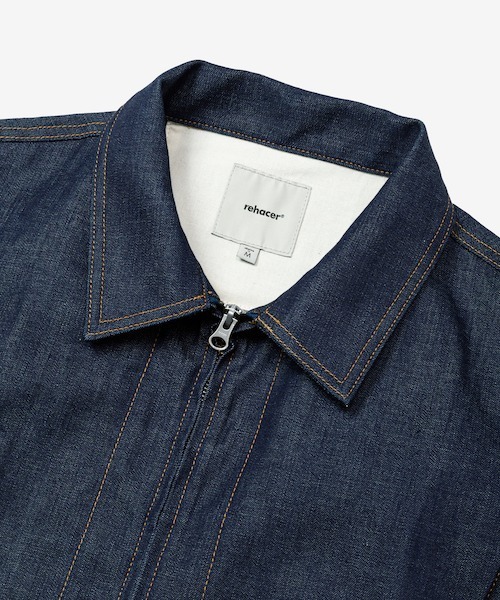 rehacer(レアセル)の「rehacer : Tuck Volume Denim Jacket / タック ボリュームデニム ジャケット(デニムジャケット・レディース・インディゴブルー・MEDIUM)」の8枚目の写真