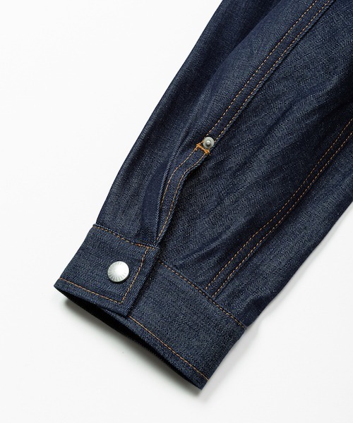 rehacer(レアセル)の「rehacer : Tuck Volume Denim Jacket / タック ボリュームデニム ジャケット(デニムジャケット・レディース・インディゴブルー・MEDIUM)」の13枚目の写真